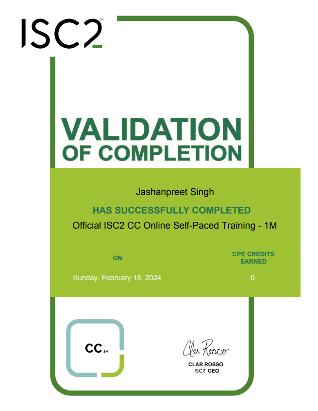 Certification 2